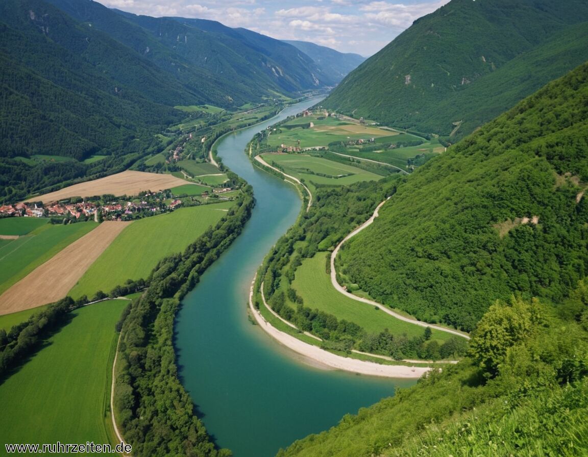 Enns: Längster ausschließlich österreichischer Nebenfluss   - Rechter Nebenfluss der Donau » Die wichtigsten Zuflüsse erklärt