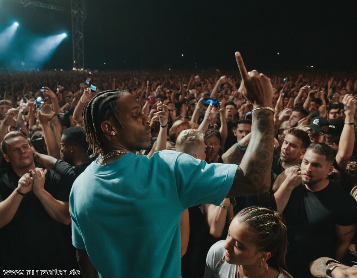 Umsatzsteigerung durch Merchandising und Konzerttourneen   - Travis Scott Vermögen » So reich ist der Rapper wirklich
