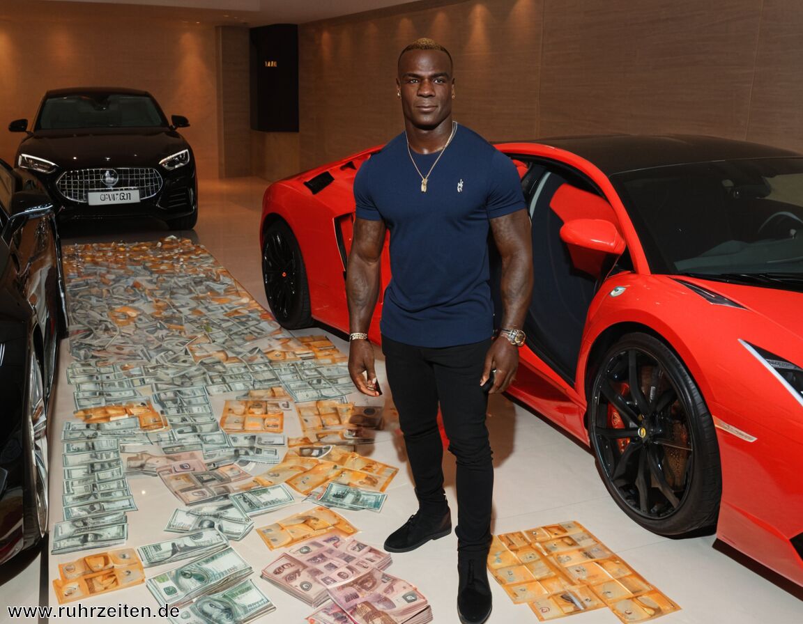 Werbeeinnahmen und Sponsorenverträge   - Mario Balotelli Vermögen » Das besitzt der Profikicker
