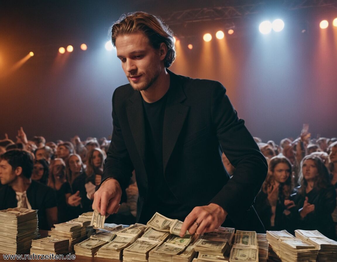 Gewinn durch Merchandising-Artikel   - Johannes Oerding Vermögen » Das verdient der Musiker