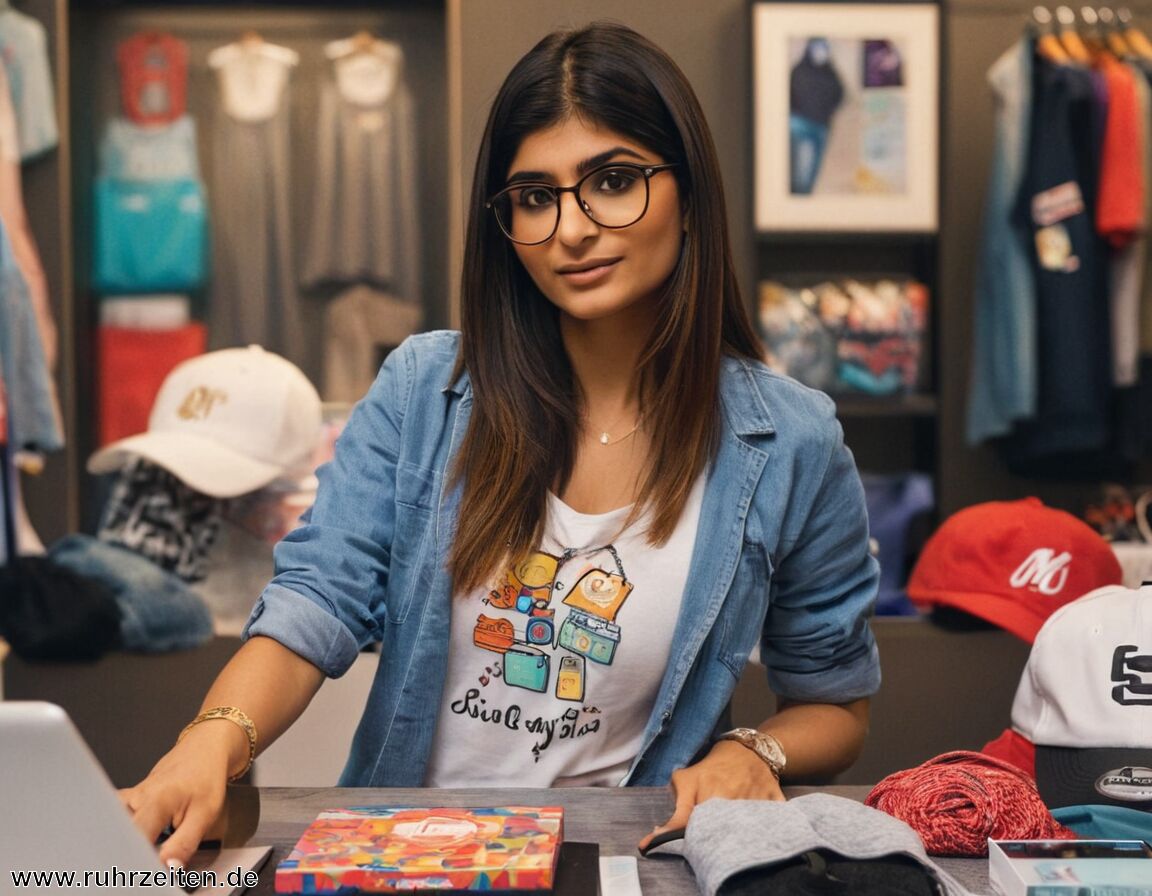 Merchandise- und Produktverkäufe   - Mia Khalifa Vermögen » Das Vermögen der Ex-Pornostar