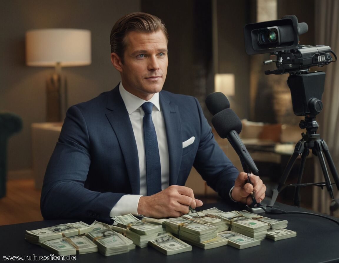 Medienauftritte und Werbeverträge als Einnahmequelle   - Frederik Braun Vermögen » Was hat er verdient