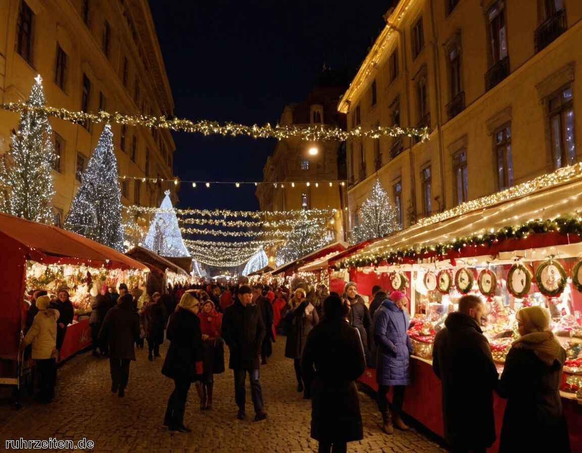 Budapest, Ungarn: Das festliche Winterfestival auf dem Vörösmarty-Platz - Die Top 10 der weltweit größten Weihnachtsmärkte