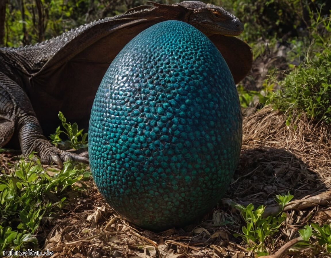 Komodowaran: Das gefährliche Echsen-Ei - Die 10 größten Eier der Welt